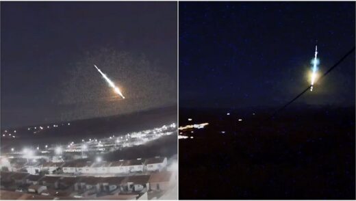 #Chapada: Meteoro explosivo é visto cruzando o céu  de Ibitiara, VIDEO