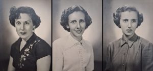 Fotos dos anos 1940: (1) Ada Vanucci Coimbra, (2) Geni Poleto e
(3) Maria Helena Pinheiro Machado
(fotos do arquivo do escritor Celso Barbosa Sandoval)
