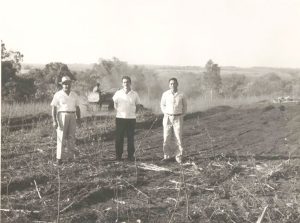 Foto de 1965, quando era feita a terraplanagem no terreno em que foi construído o  prédio do Abrigo de Idosos “Domingos Ribeiro dos Santos”), onde hoje funciona Centro de Saúde, na Vila São Jorge, construído pelo Lions Clube de Ituverava. (1) o prefeito
 Salvador Cordaro Cruz, (2) Antonino Amedola e (3) Takayki Maeda (todos falecidos). 
Eles eram membros do Lions Clube de Ituverava. <br>