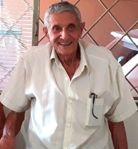 Divino Mizael de Souza (“Divinão”)
Faleceu dia 12 de agosto, aos 81 anos, Divino Mizael de Souza (“Divinão”), casado com Cecília Francisca da Silva Souza. São seus filhos Elias da Silva Souza, casado com Fátima Cardonio Souza e Marli de Souza Selane, casada com Cirineu Augustinho Selane, netos Douglas Souza Selane, Tamires Souza Selani e Mirian Souza Selani Frascari. São seus pais Jerônimo Luciano de Souza e Francisca Brisda.
