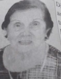 Maria Helena
de Assis 
Faleceu dia 6 de agosto, aos 84 anos, Maria Helena de Assis, filha de Devanir de Assis Pereira e Leonilda Ribeiro de Assis. São seus irmãos Maria Aparecida de Assis e Antônio Ribeiro de Assis (ambos falecidos) e Maria Angelina de Assis Ferreira. Ela deixa os sobrinhos José Augusto de Assis Ferreira, Marcelo de Assis Ferreira, Lígia Maria de Assis Ferreira Sousa e Emanuel Ribeiro de Assis (“Mané”).
