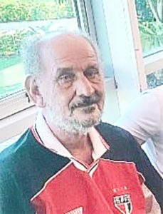 Paulo Bueno
de Oliveira
(“Paulão”)
Faleceu dia 26 de fevereiro, aos 64 anos, Paulo Bueno de Oliveira (“Paulão”). Ele é filho de Antônio Bueno de Oliveira e Leonina Cândida de Sousa e são seus irmãos  Ulysses Bueno de Oliveira (in memoriam), casado com Marlene Carvalho de Oliveira; Romilda Bueno de Oliveira Ribeiro, casada com Antônio Jesi Ribeiro (ambos falecidos); Eurípedes Bueno de Oliveira Torres, casada com João Milton Torres (in memoriam); Odete Bueno de Oliveira e Silva, casada com João Rodrigues da Silva (in memoriam); Etelvina Bueno de Oliveira Silva; Gilton Bueno de Oliveira, casado com Márcia Aparecida Gonçalves de Oliveira; Sirley Bueno de Oliveira, casada com José Carlos Donzelli (in memoriam); Marta Bueno de Oliveira (in memoriam); Lázaro Bueno de Oliveira, casado com Sônia Regina Azevedo de Oliveira; Márcia Maria Bueno Carrer, casada com David Carrer (in memoriam) e  Evani Bueno da Silva, casada com Emival Luiz da Silva (in memoriam).