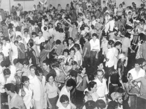 Foto dos anos 60, dos famosos carnavais da Associação Atlética Ituveravense, que era considerado um dos melhores da região, e que atraia foliões da região e de várias outras cidades