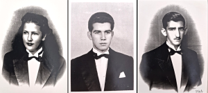 Fotos dos anos 1940: (1) Hilda Lino de Souza, (2) Sílvio Macenino Palhares e (3) Arlindo Alexandre Barbosa 
*(fotos do arquivo do escritor Celso Barbosa Sandoval)
